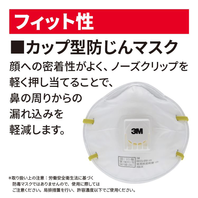 3M 防じんマスク 3枚入 使い捨て式 8710-DS1 4548623736785 : ejoy