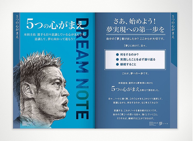 本田圭佑選手の直筆サイン入りノート 話題の本田圭佑選手 「夢ノート」 | STATIONERY RESTAURANT
