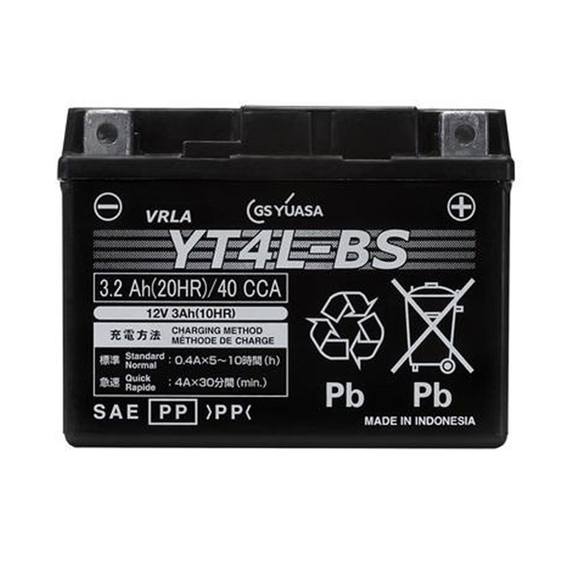 GSユアサ VRLA 制御弁式バッテリー バイク用バッテリー YT4L-BS