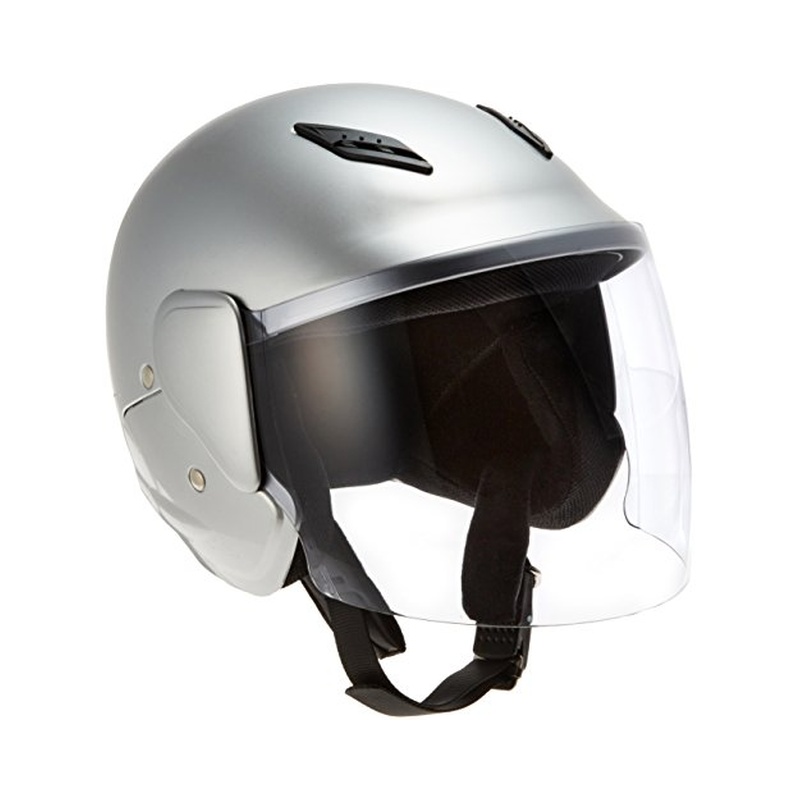 ニスコ nisco セミジェットヘルメット シルバー NT-007 4933973007027