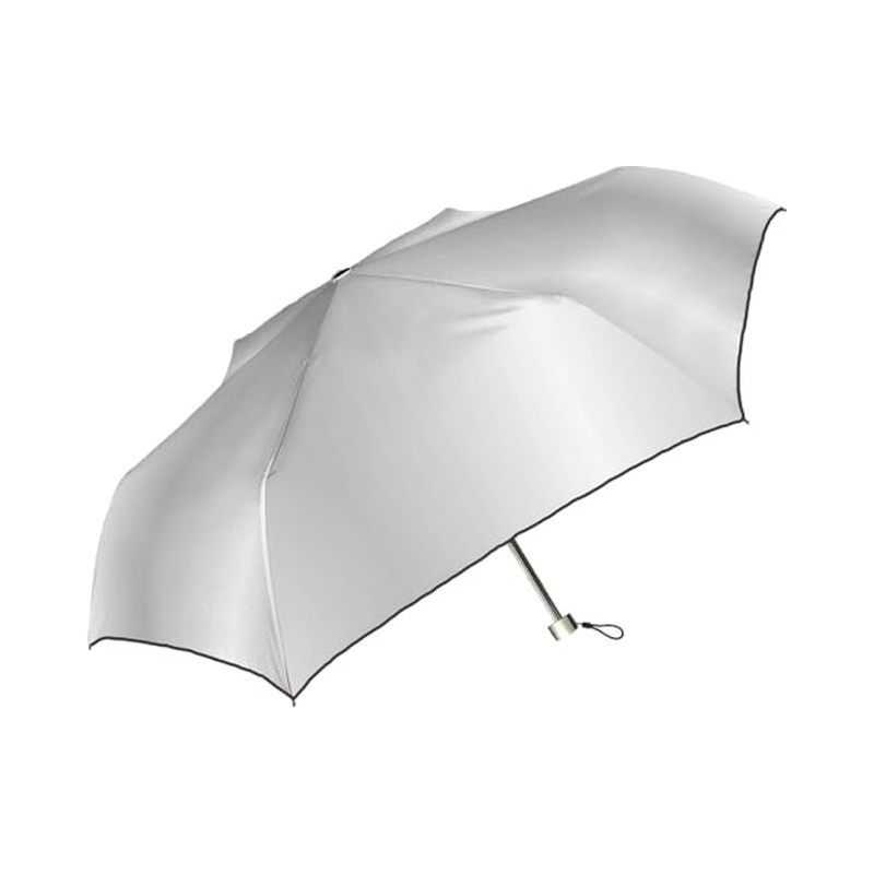中谷 紳士 折傘 晴雨兼用 シルバー 60cm 423-007 4948949042193 : ejoy
