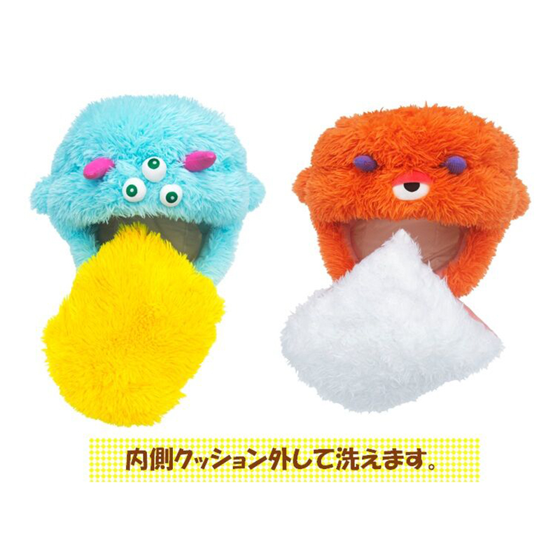 貝沼産業 カラフルモンスターズ ドームベッド オレンジ／一つ目獣