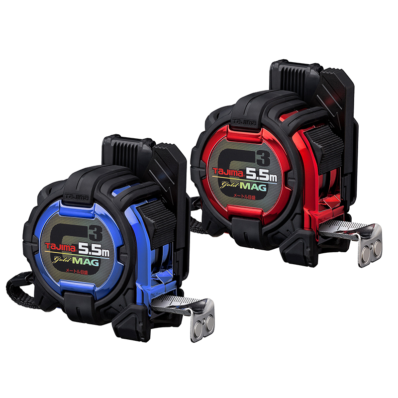 Tajima（タジマ） G3ゴールド 25mm幅 5.5m セフマグ 2色限定品 レッド
