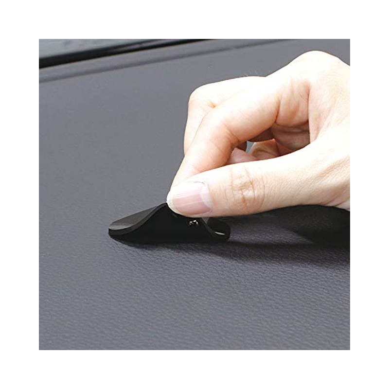 槌屋ヤック 車内用品 粘着マット BK ブラック 180×75×3mm TS-277