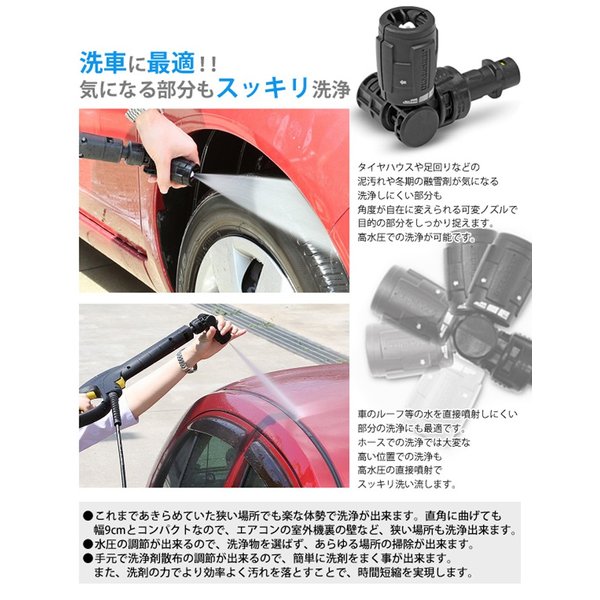 KARCHER ケルヒャー フレキシブル可変ノズル360° 2.643-254.0 高圧洗浄機用 アクセサリー 4039784925588