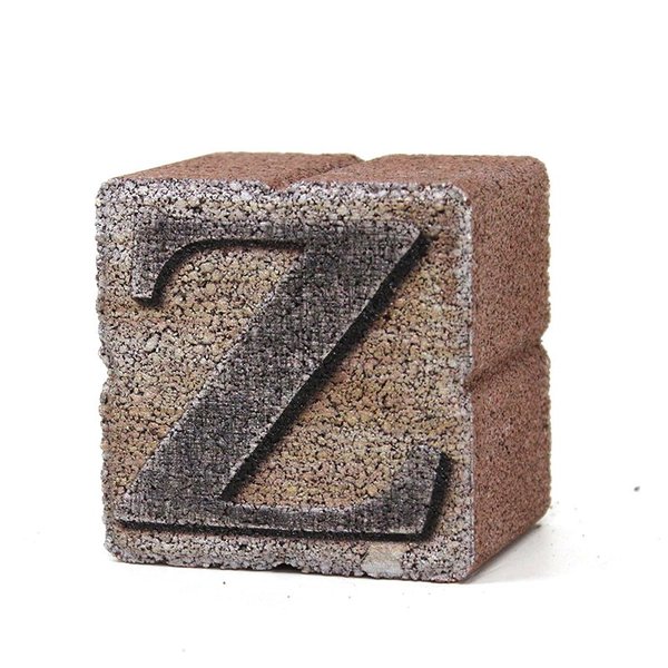 A∮ プロフ必読ページ　アルファベットブロック&プレート アルファベットブロック Z 幅75mm×奥行60mm×高さ75mm アルファベット