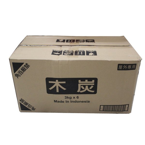 バーベキュー用木炭 3kg×6個入り 18kg 送料無料 4901851121202 :4901851121202X6:ejoy  Yahoo!ショッピング店 - 通販 - Yahoo!ショッピング