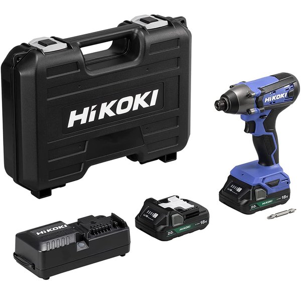 HiKOKI（ハイコーキ） 18V コードレス インパクトドライバ 2.0Ah
