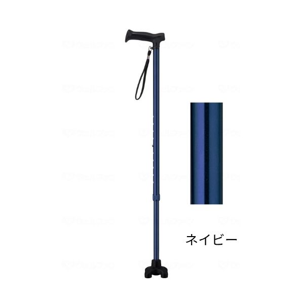 杖 介護 4点杖 おしゃれ 女性 まごころステッキ あんしん杖先4点 9794 ウェルファン 男性 伸縮杖 つえ ステッキ 高齢者 自立 介護杖 | ウェルファン | 03