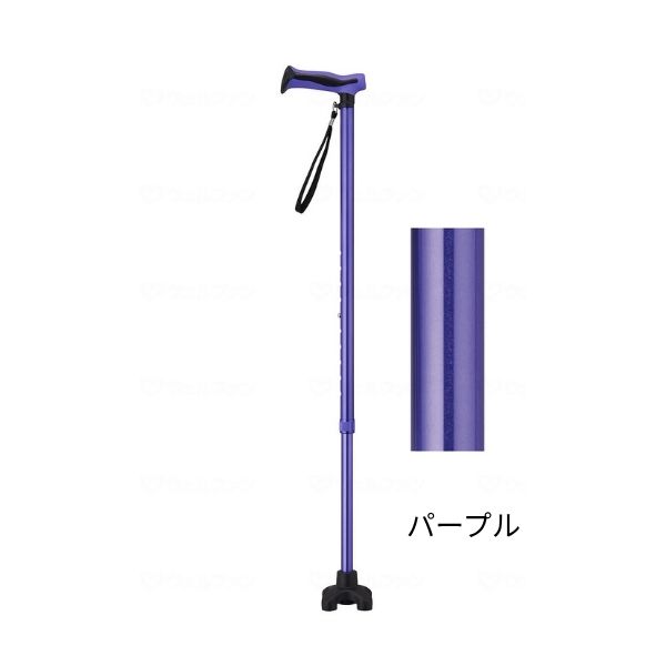 杖 介護 4点杖 おしゃれ 女性 まごころステッキ あんしん杖先4点 9794 ウェルファン 男性 伸縮杖 つえ ステッキ 高齢者 自立 介護杖 | ウェルファン | 04