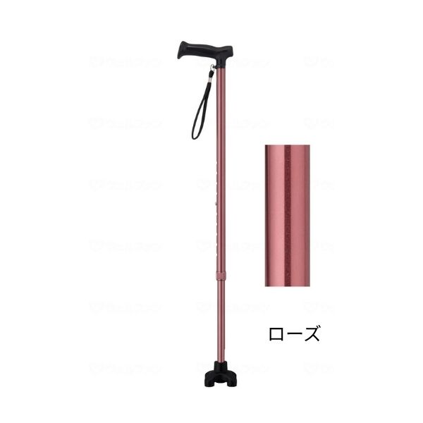 杖 介護 4点杖 おしゃれ 女性 まごころステッキ あんしん杖先4点 9794 ウェルファン 男性 伸縮杖 つえ ステッキ 高齢者 自立 介護杖 | ウェルファン | 06