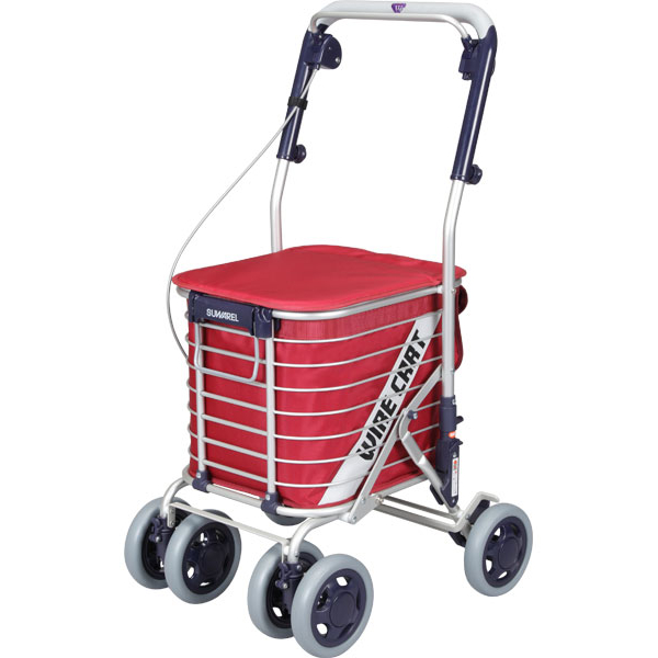 スワレル AS-0275 ユーバ産業 ワイヤー ショッピング 座面 買い物 キャリー カート折りたたみ 介護用品 |  | 04