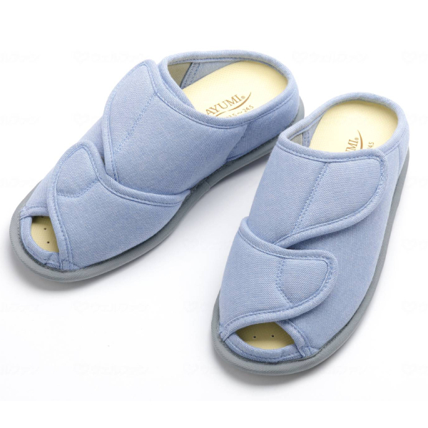 あゆみシューズ 介護シューズ 室内用 介護スリッパ レディース 女性