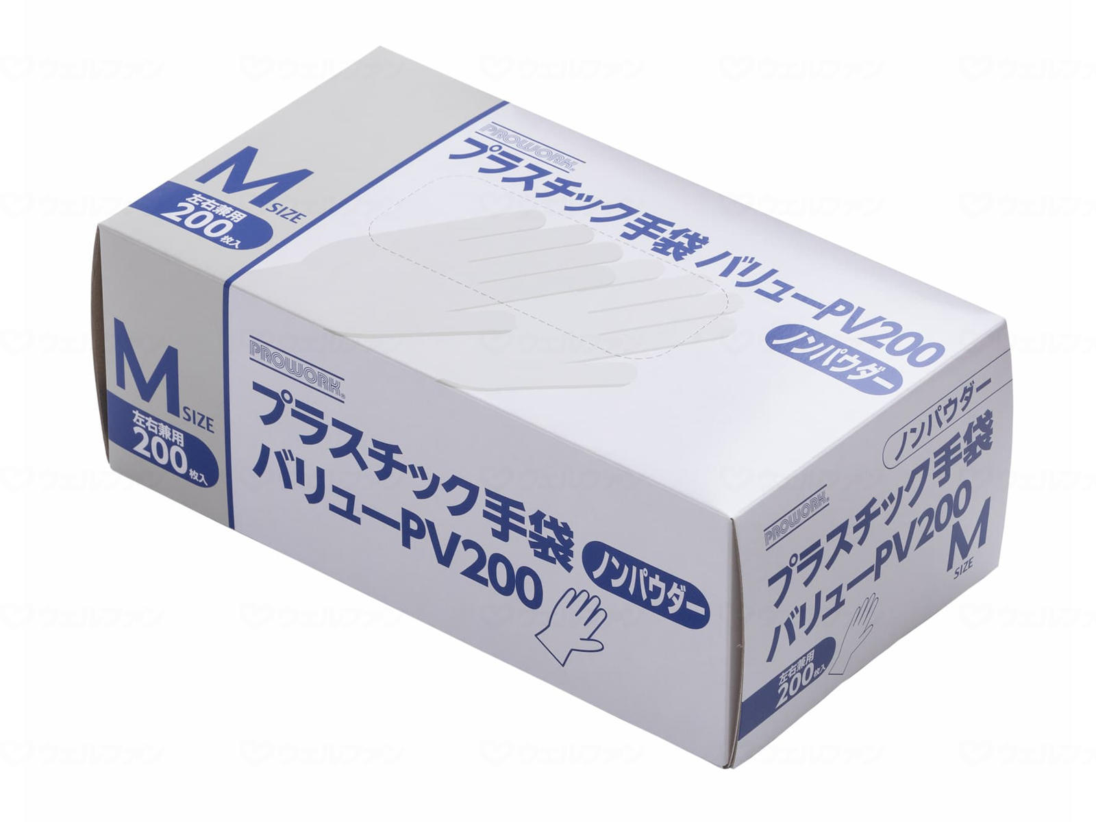 プラスチックグローブ NPVグローブPLUS Mサイズ25箱 プラスチックグローブ NPVグローブPLUS Mサイズ 200枚入 25箱