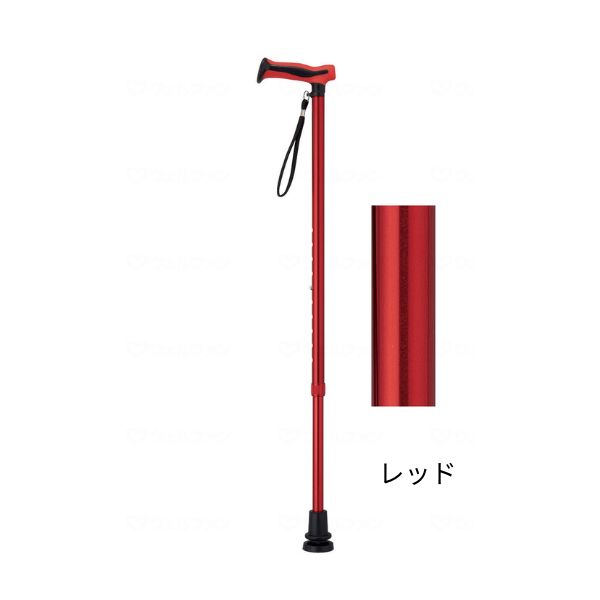 杖 伸縮 軽量 おしゃれ 女性 男性 まごころステッキ あんしん杖先シングル 9793 ウェルファン つえ ステッキ 歩行補助 高齢者 介護用杖 おしゃれな杖 女性用杖 | ウェルファン | 05