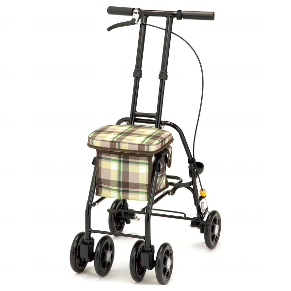 座れる シルバーカー 軽量 コンパクト スリムムーヴ マキテック  ショッピングカート おしゃれ 折りたたみ 高齢者 老人 手押し車 介護用品 | マキテック | 03