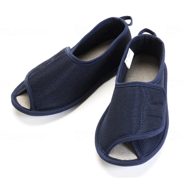 介護シューズ 病院 室内履き あゆみ 徳武産業 早快マジック II オープン 2505 3E相当 介護靴 マジックテープ つま先なし |  | 02