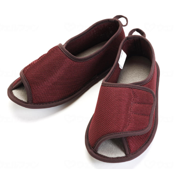 介護シューズ 病院 室内履き あゆみ 徳武産業 早快マジック II オープン 2505 3E相当 介護靴 マジックテープ つま先なし |  | 03