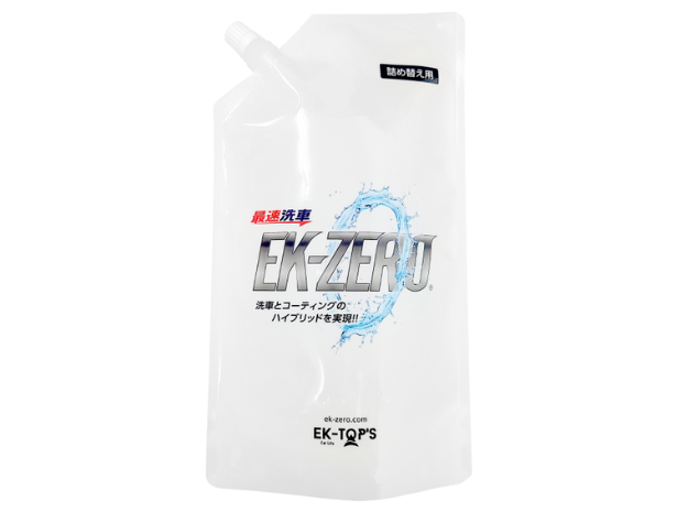 【特許取得】EK-ZERO 1L 詰め替えパック 洗車グッズ コーティング剤 カーシャンプー 水なし洗車 撥水 艶出し 光沢 プロ仕様 イーケーゼロ 【メーカー公式】