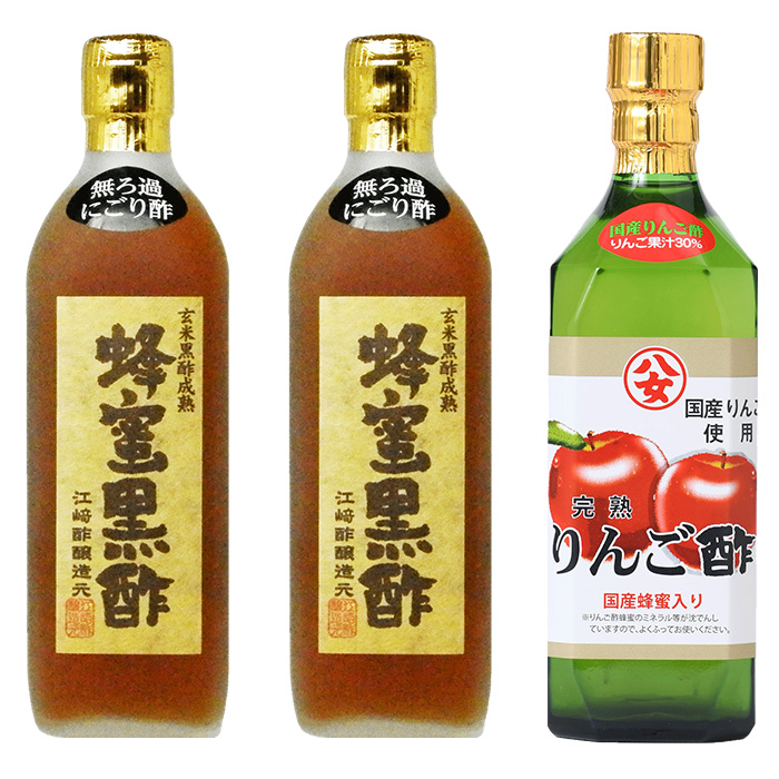 母の日ギフト にごり 蜂蜜黒酢 選べる 500ml 3本入 江崎酢醸造元 母の日ギフト にごり 蜂蜜黒酢 選べる 500ml 3本入 江崎酢醸造元