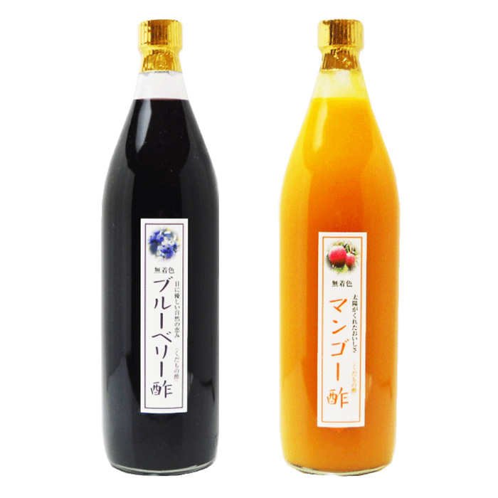母の日ギフト 業務用 選べる くだもの酢 900ml 2本入 ブルーベリー酢 カフェ 居酒屋 サワー コンク 美容系サロン リラクゼーション 母の日 ギフト 内祝いの画像