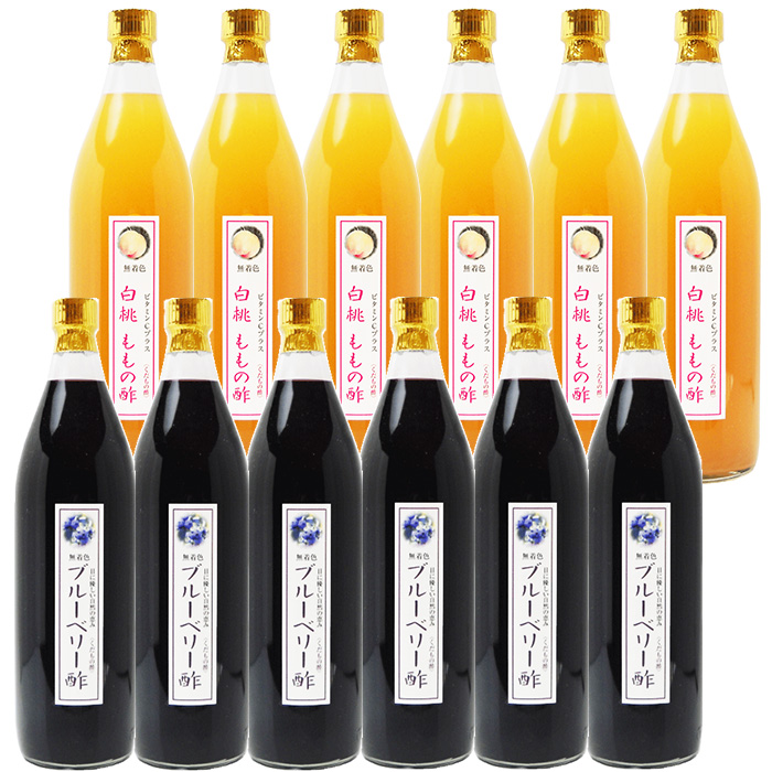 業務用 選べる くだもの酢 900ml 12本 ブルーベリー酢 カフェ 居酒屋 サワー コンク 美容系サロン リラクゼーションの画像