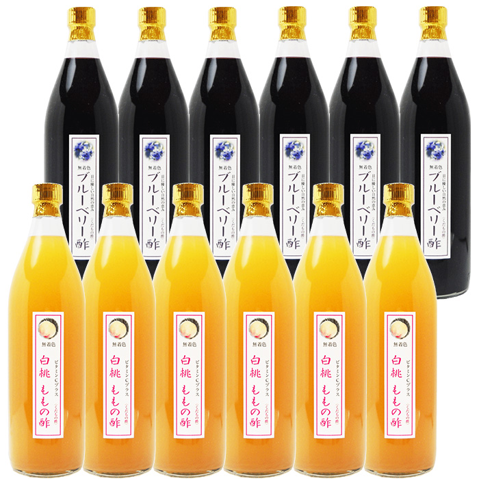 業務用 選べる くだもの酢 900ml 12本 白桃ももの酢 カフェ 居酒屋 サワー コンク 美容系サロン リラクゼーションの画像
