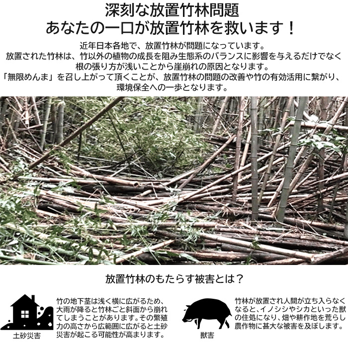 あなたの一口が放置森林を救います