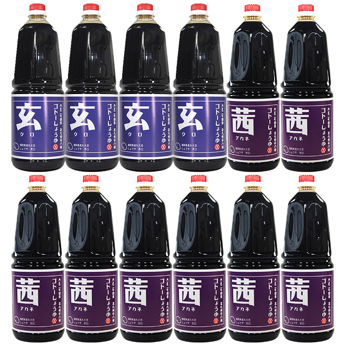 醤油 九州 辛口 しょうゆ 業務用1800ml 12本 | 玄 ケース販売専用