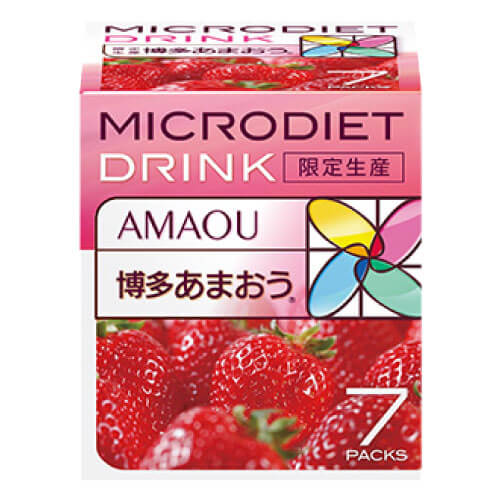 限定生産 マイクロダイエット ドリンク 7食 博多あまおう ふらのメロン