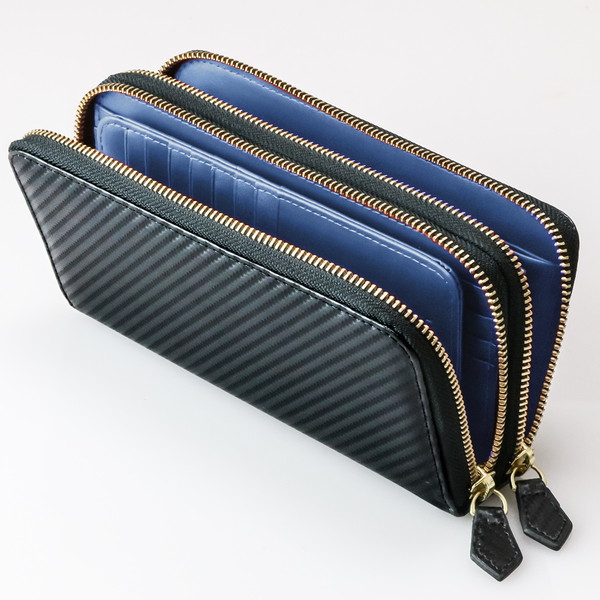 DIABLO 長財布 メンズ 薄い ファスナー シンプル 人気 おしゃれ 財布