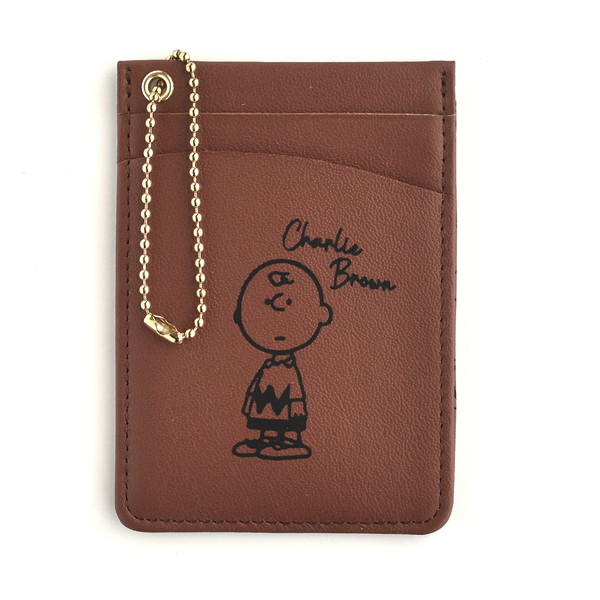 SNOOPY（スヌーピー） パスケース メンズ 定期入れ 2枚 カード入れ IC