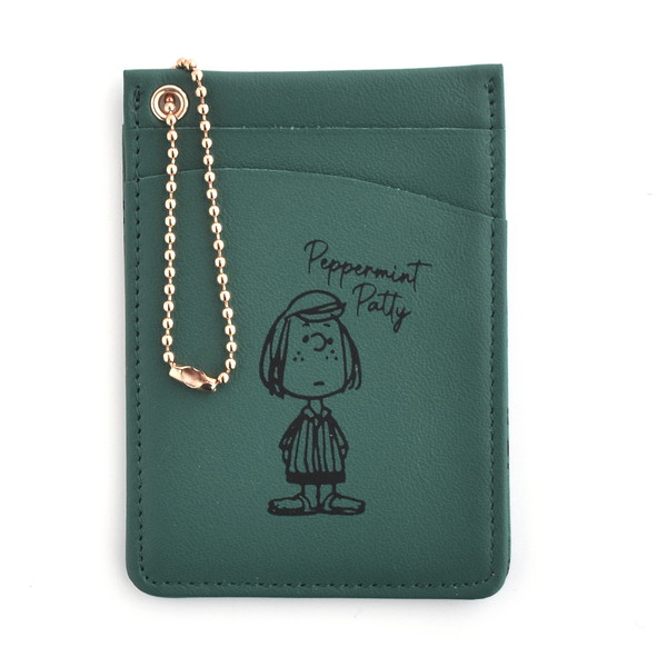SNOOPY（スヌーピー） パスケース メンズ 定期入れ 2枚 カード入れ IC