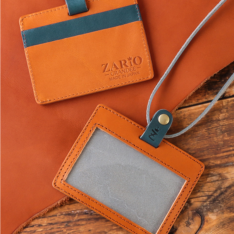 ZARIO-grandee- IDケース メンズ 名入れ カードホルダー 定期
