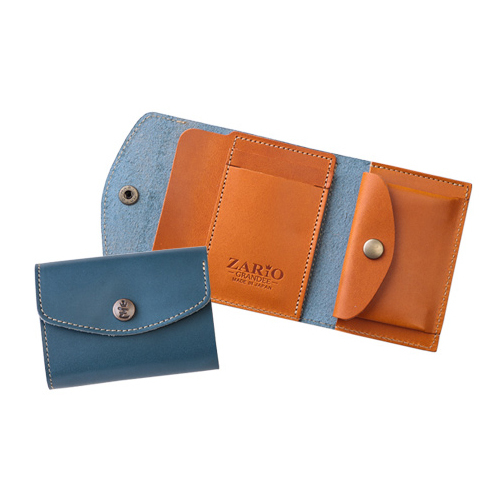 ZARIO-grandee- 三つ折り財布 メンズ 名入れ コンパクト財布
