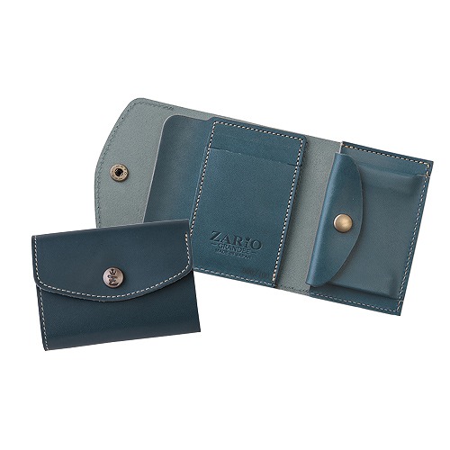 ZARIO-grandee- 三つ折り財布 メンズ 名入れ コンパクト財布