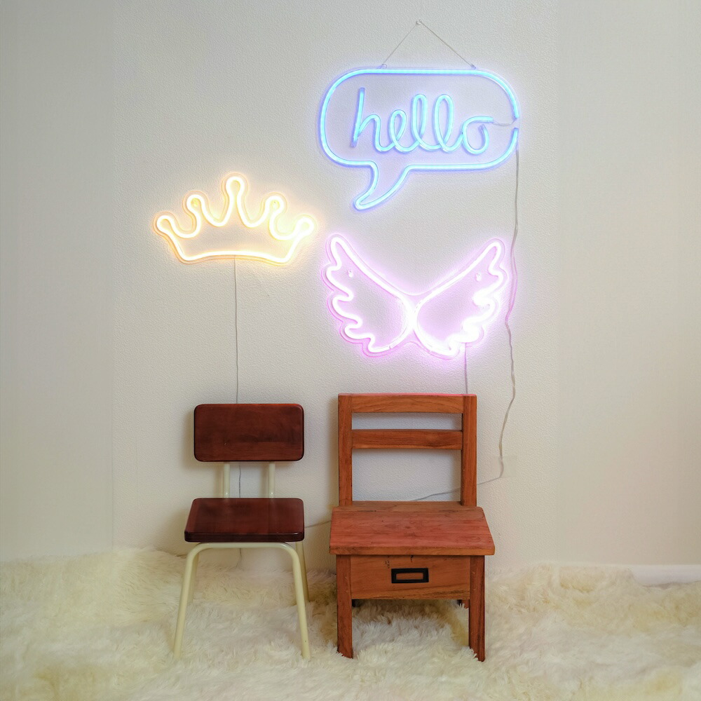 Neon LED NEON LIGHT｜ネオン ライト 飾り 室内 レトロ USB 壁掛け