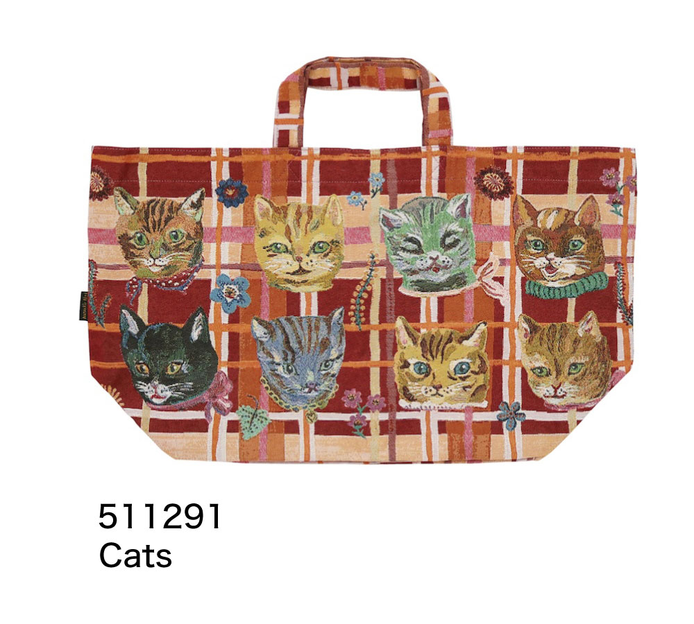 新品ナタリーレテ ボート＆トート バッグ アニマル 猫 ねこ ネコ