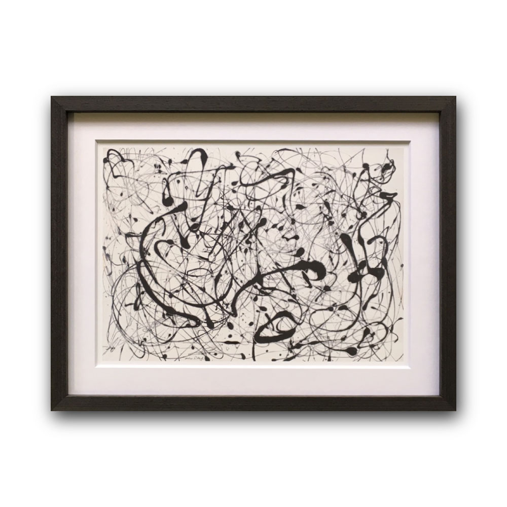 Raffinart】ジャクソン・ポロック「Number 14」［380mm × 305mm