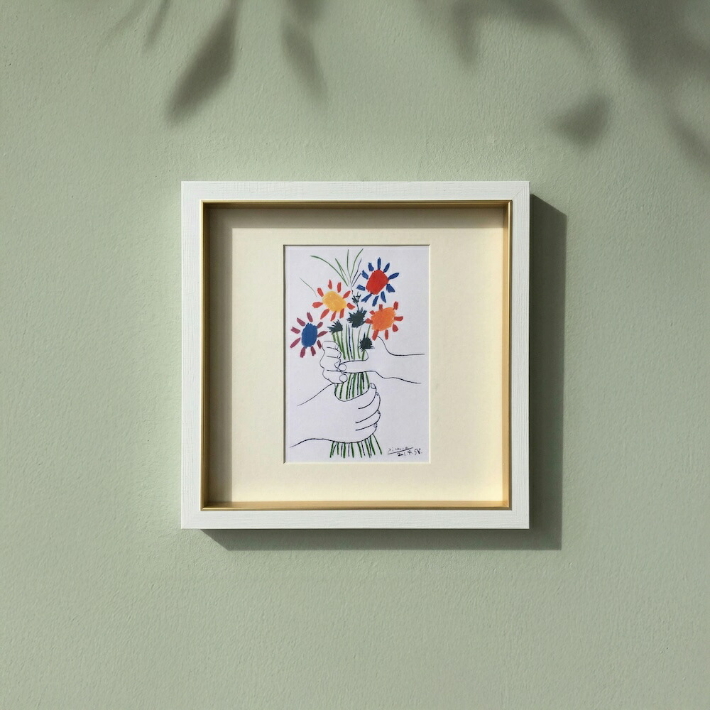 Raffinart】パブロ・ピカソ「花束」［223mm × 223mm］｜Pablo Picasso