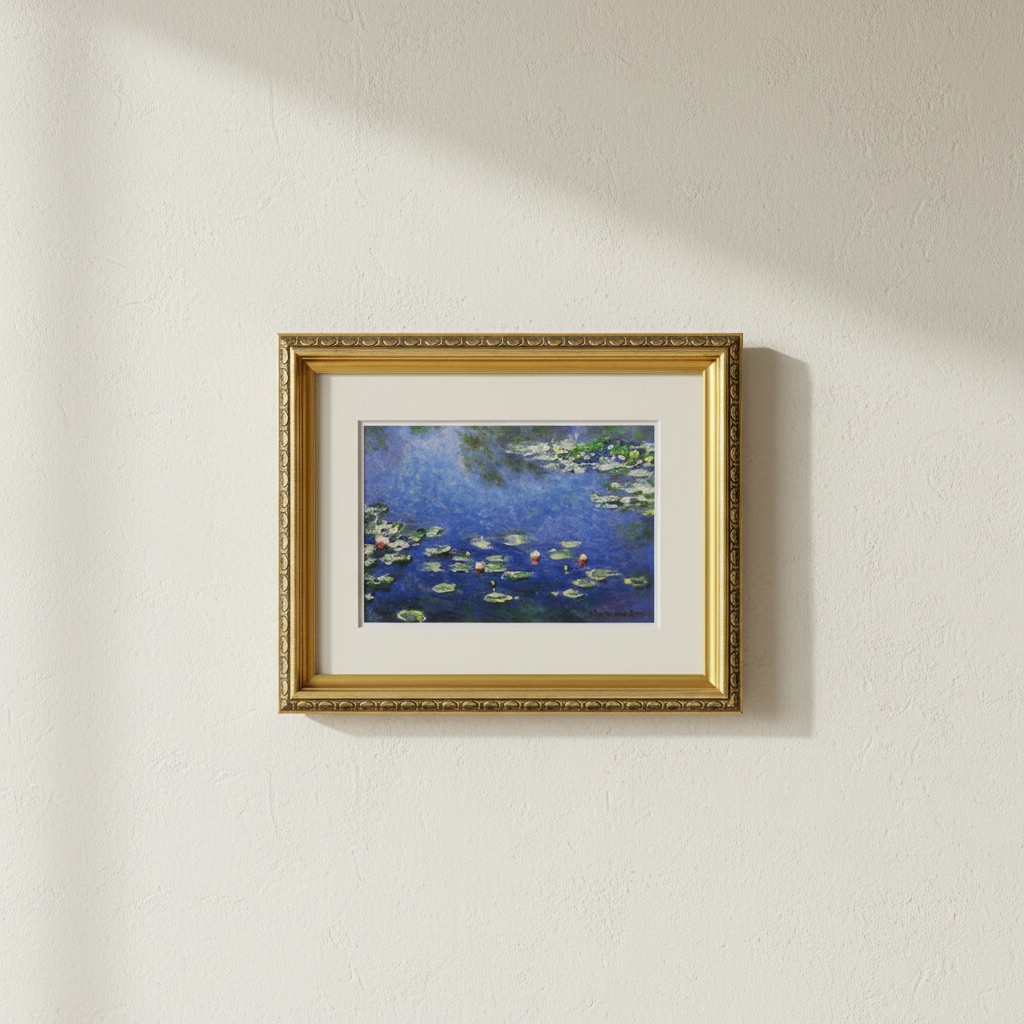 Raffinart】クロード・モネ「睡蓮」［575mm × 490mm］｜Claude Monet