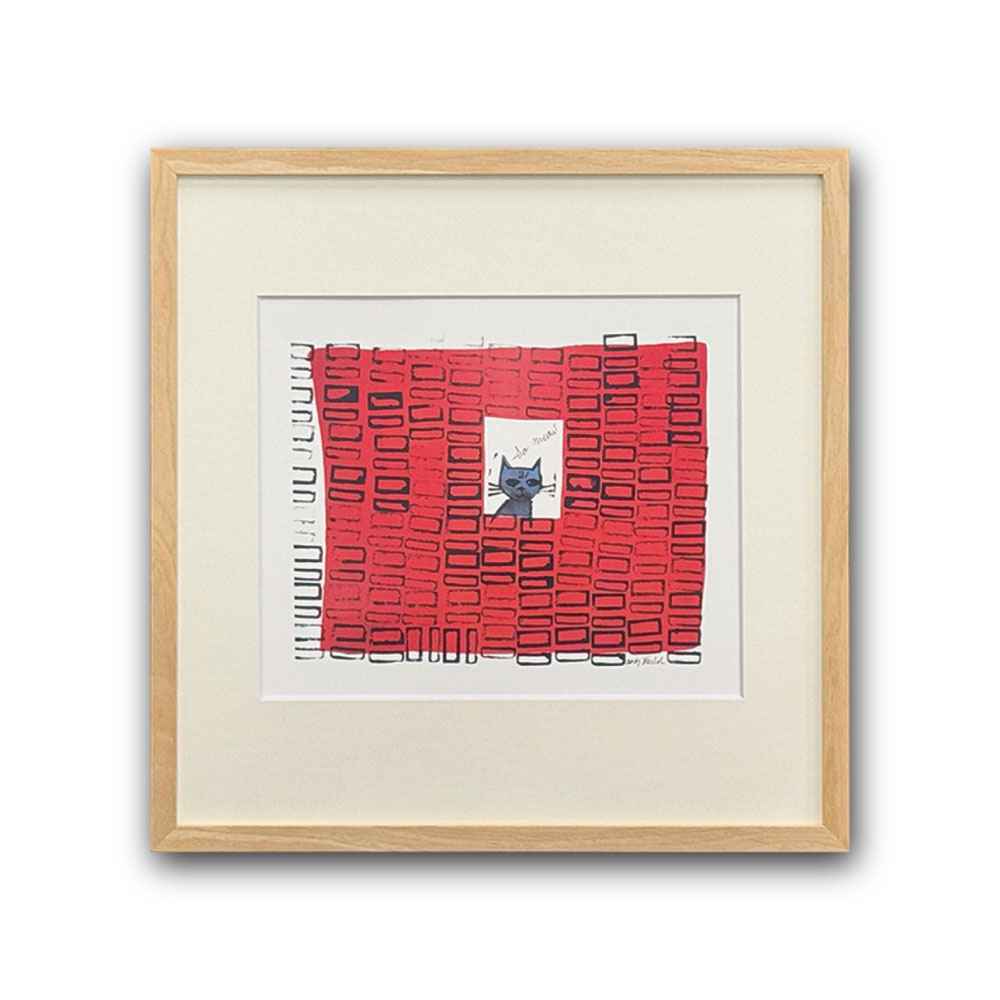 Raffinart】アンディ・ウォーホル「SO MEOW,C.1958」［425mm × 425mm