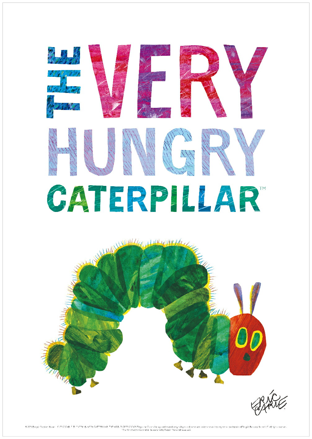 ERIC CARLE エリック・カール B4サイズ・ポスター『Colored Title