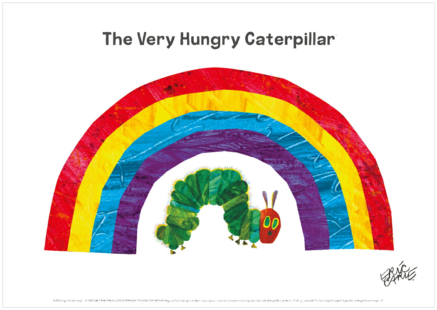 ERIC CARLE エリック・カール B4サイズ・ポスター『Rainbow / はら
