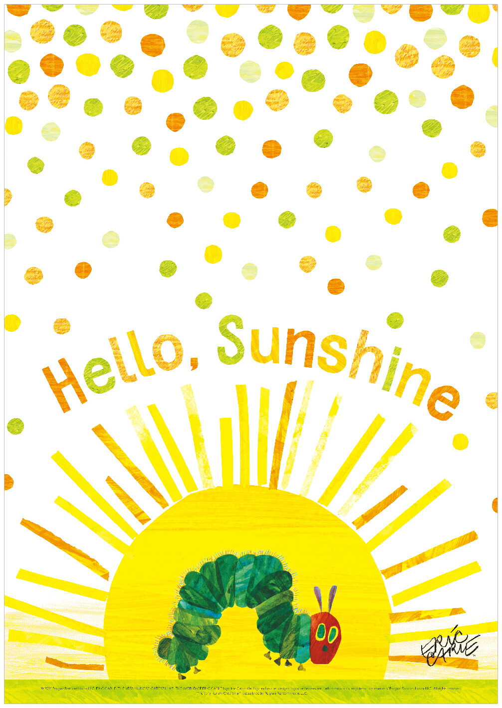 ERIC CARLE エリック・カール B4サイズ・ポスター『Sunshine / はら