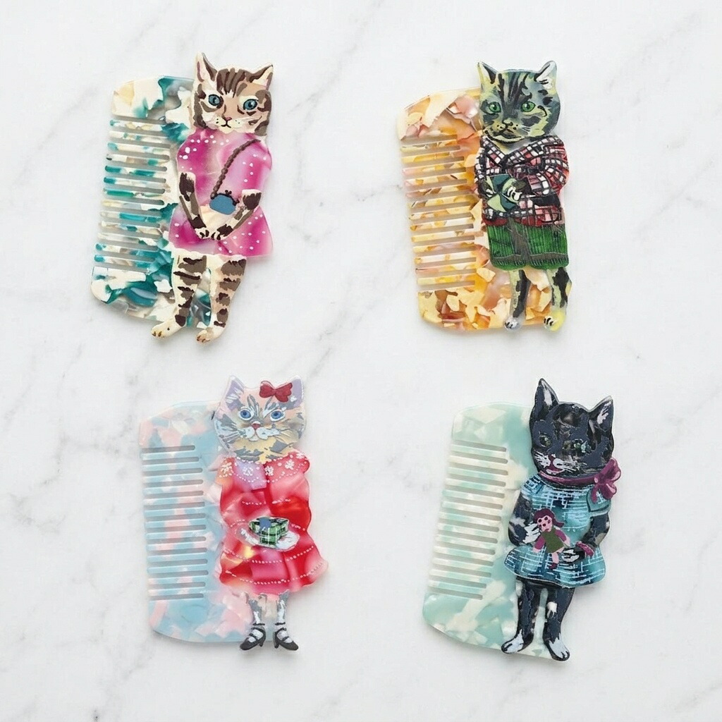 Nathalie Lete（ナタリーレテ） Cat Comb ヘアコーム｜櫛 くし ブラシ