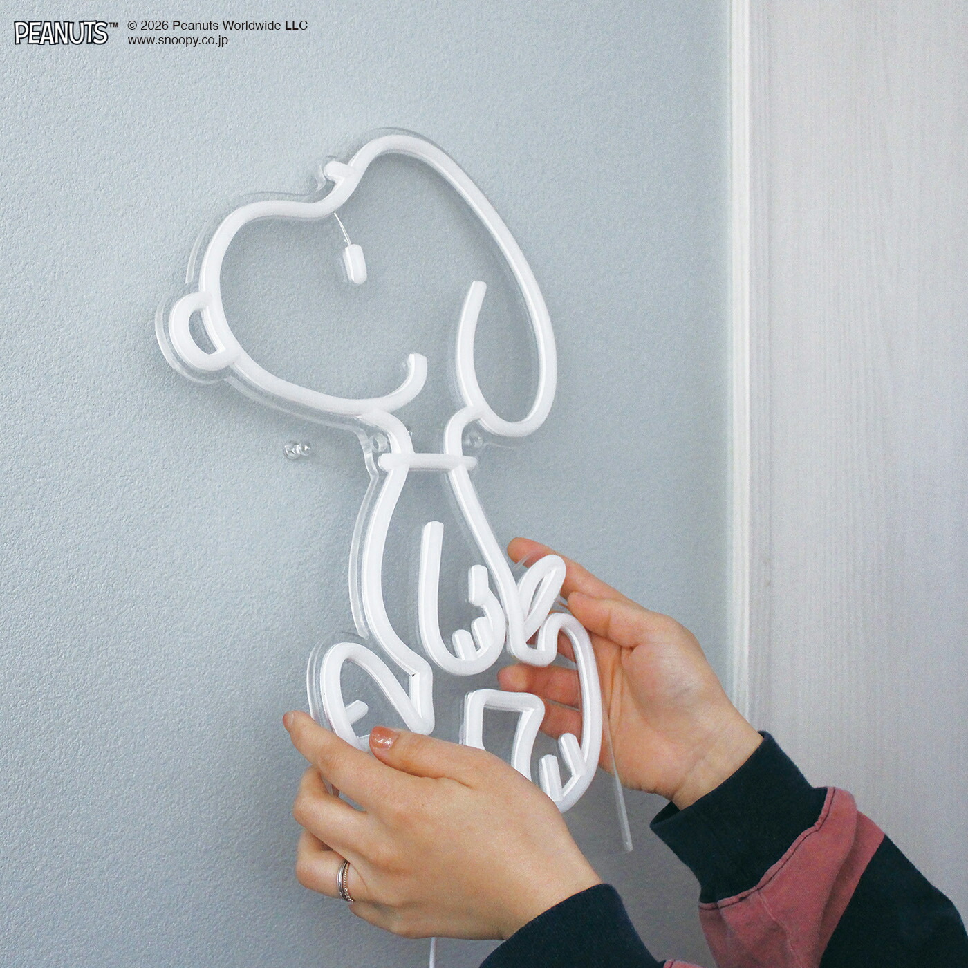 PEANUTS PEANUTS NEON LIGHT（Snoopy）｜スヌーピー ウッドストック