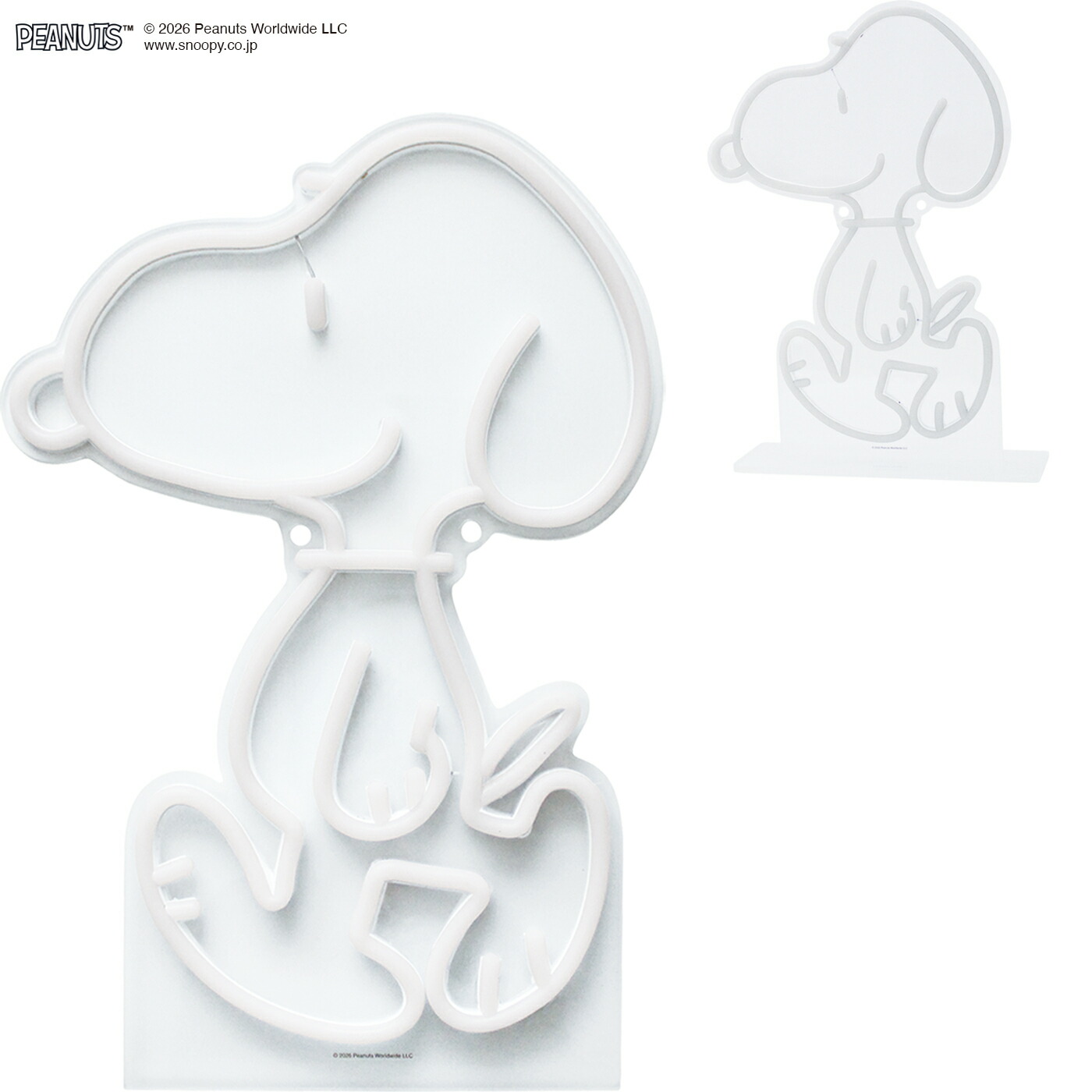 PEANUTS PEANUTS NEON LIGHT（Snoopy）｜スヌーピー ウッドストック