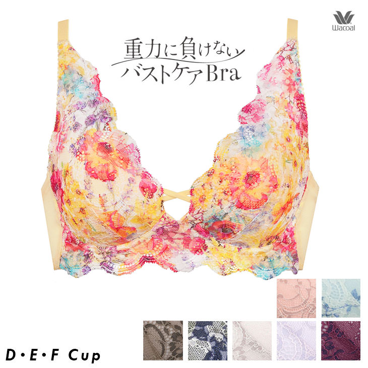 新品 ワコール ノンワイヤー 重力に負けないバストケアBra ブラセット E80 WACOAL ワコール 重力に負けないバストケアBra ノンワイヤー D65