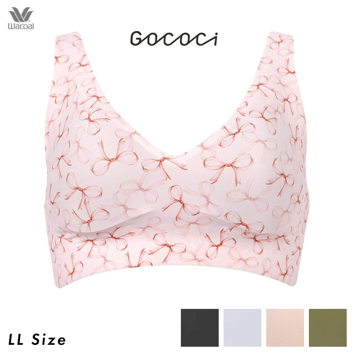 wacoal ワコール gococi ゴコチ ごこち リブ ブラ ノンワイヤー WACOAL（ワコール） ゴコチ ノンワイヤーブラ ハーフトップ CGG536